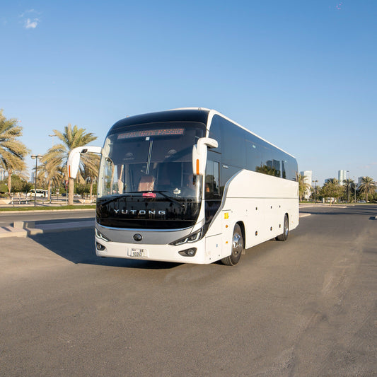 50-seater luxury bus with chauffeur in Dubai