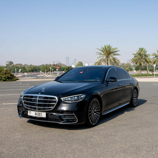 Mercedes S580 sedan with chauffeur in Dubai
