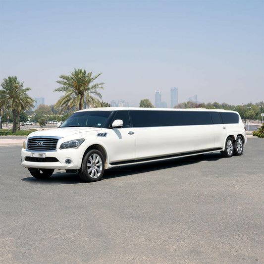 Versace stretch limousine with chauffeur in Dubai