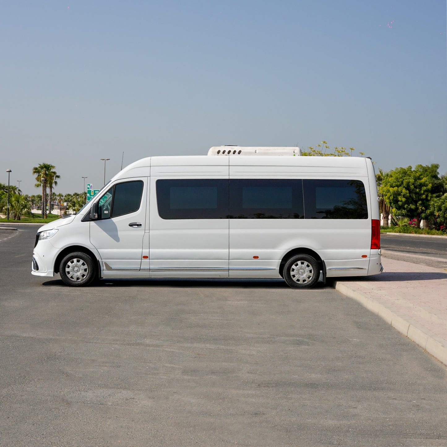 Maybach White Sprinter 14 Seaters