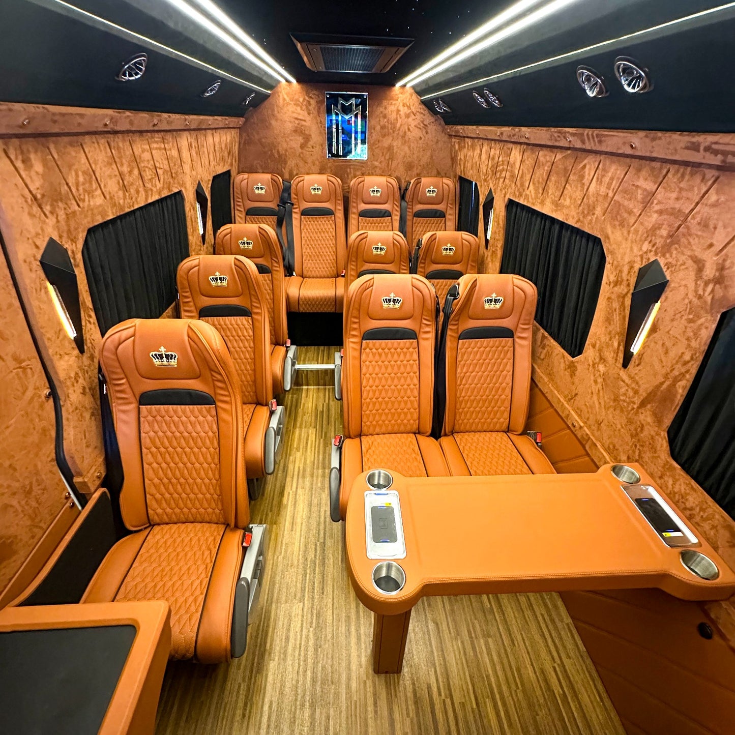 Maybach White Sprinter 14 Seaters